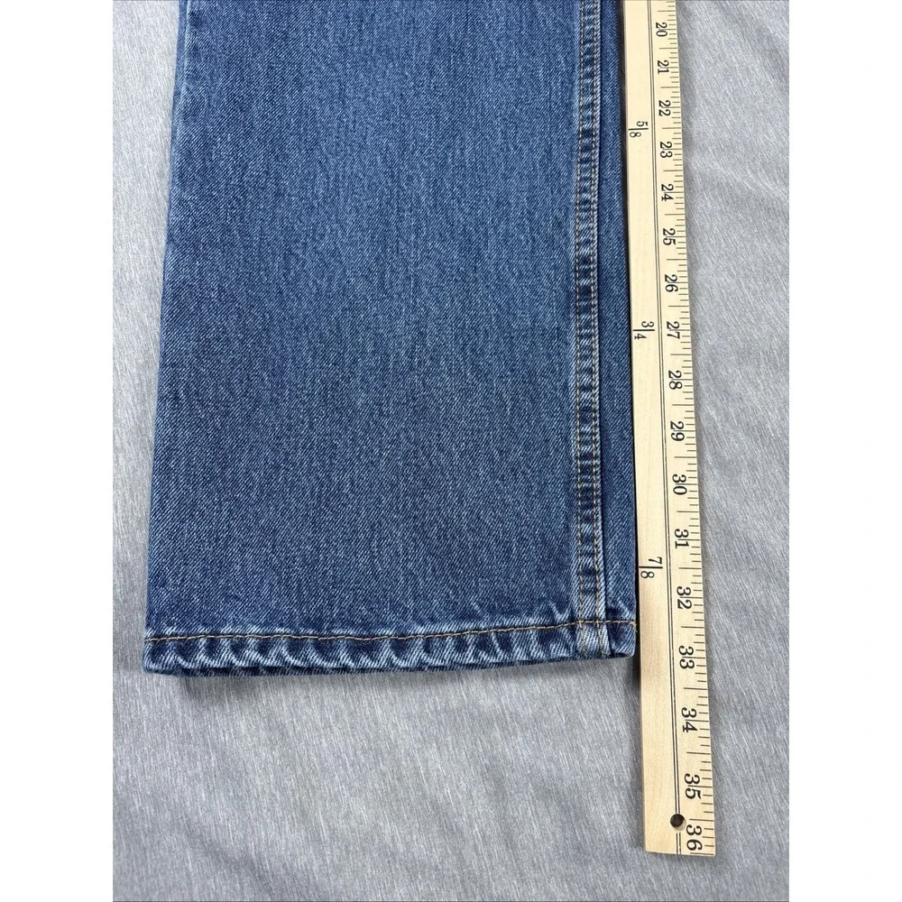 Levi's 550 Relaxed Fit Blue Jeans Men's Size 36x34 Medium Wash Denim Straight